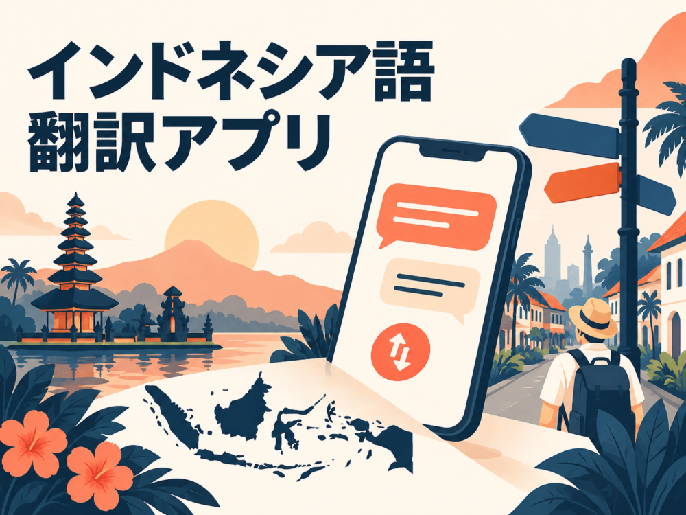 インドネシア語翻訳アプリの主題を示す記事のアイキャッチ