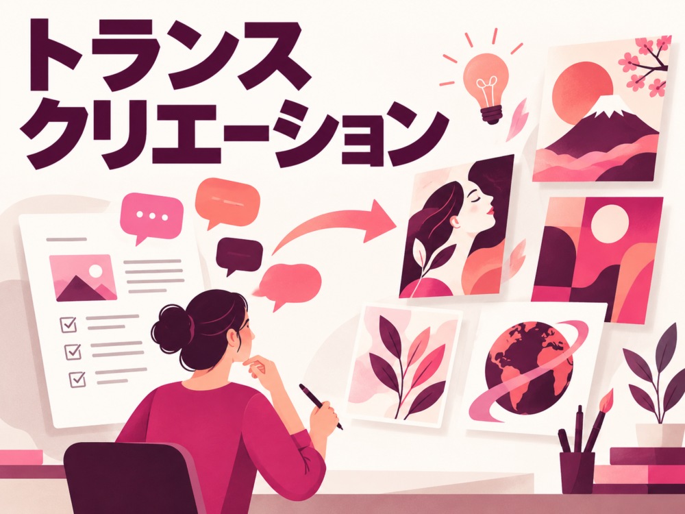 トランスクリエーションの主題を示す記事のアイキャッチ